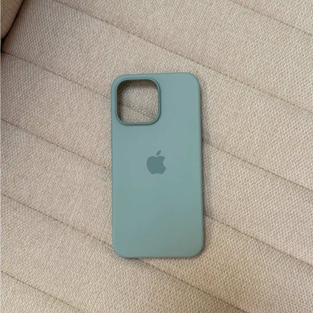 Apple Blue Silicone iPhone Case